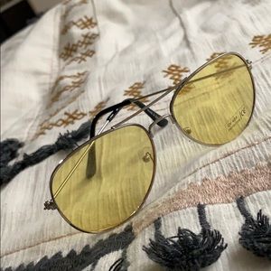 yellow tinted sunglasses
